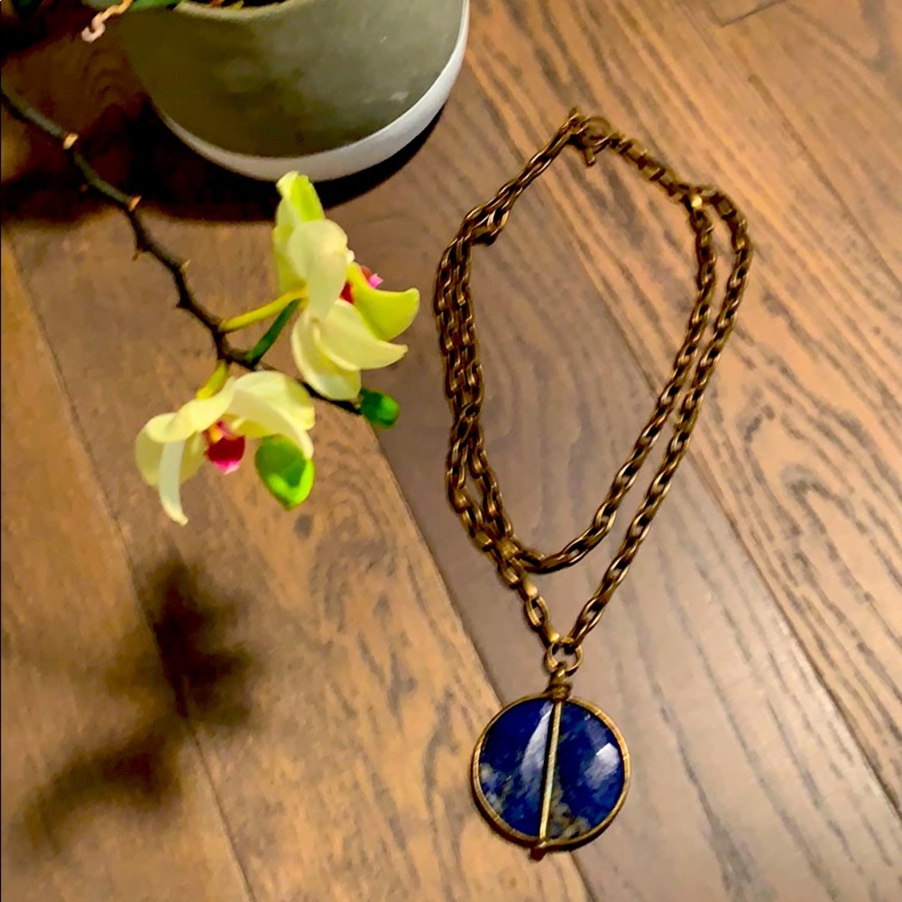 Paige Novick- Lapis Lazuli stone necklace